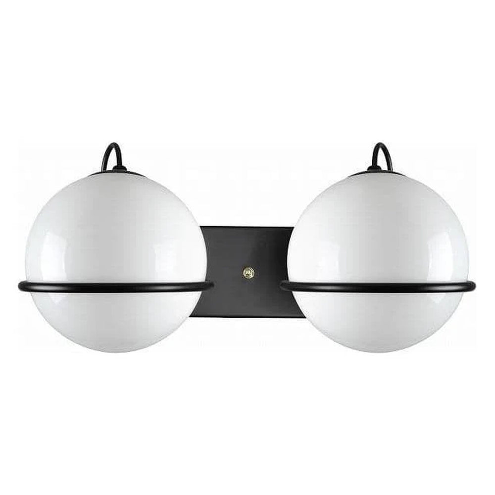 Marguerite Double Wall Sconce - Black