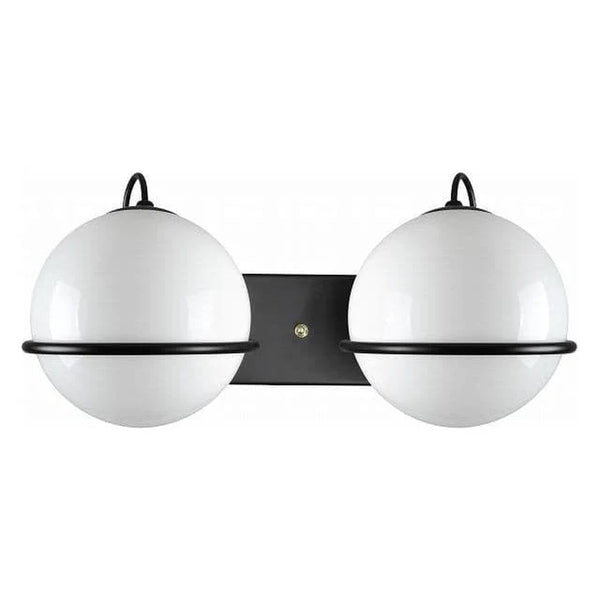 Marguerite Double Wall Sconce - Black