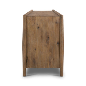Glenview 6 Door Sideboard In Weathered Oak