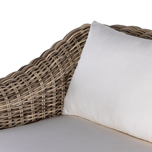 Messina Outdoor Sofa-106" - Venao Ivory