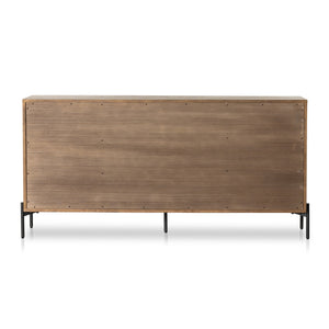 Eaton 9 Drawer Dresser In Amber Oak Resin