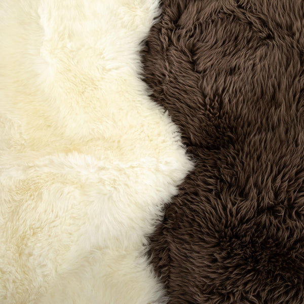 Lalo Lambskin Rug, Cream