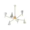 Pointu Chandelier - White