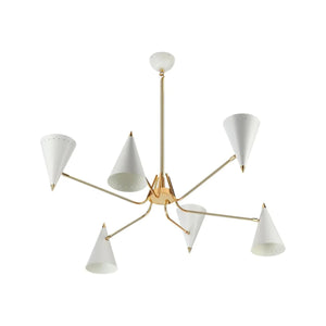 Pointu Chandelier - White