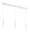 Forest 3 Light Island/Billiard in Chrome Finish