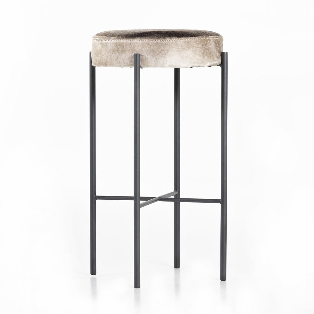 Nocona Stool In Speckled Hide In Bar