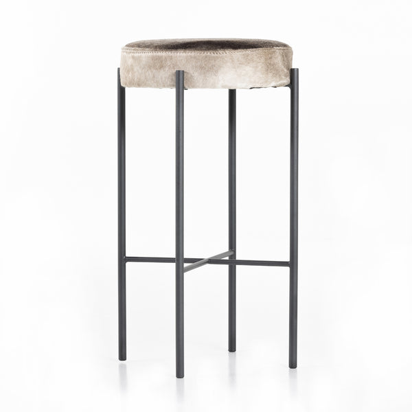 Nocona Stool In Speckled Hide In Bar