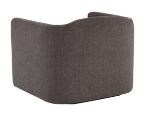 BIRRIT SWIVEL ARMCHAIR - ALASKA HEDGEHOG BROWN
