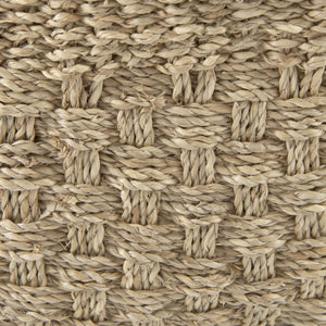 Emra 17.3L x 11.8W x 7.9H (Set of 3) Light Brown Seagrass Rectangular Basket W/ Handles