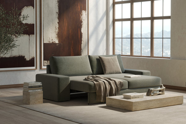 VILANDER SOFA BED, WIDE ARMS, 57"X79"