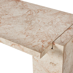 Romano Console Table - Desert Taupe Marble