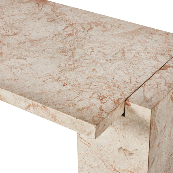 Romano Console Table - Desert Taupe Marble