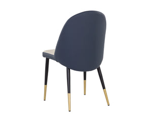 KLINE DINING CHAIR - DILLON CREAM / DILLON THUNDER