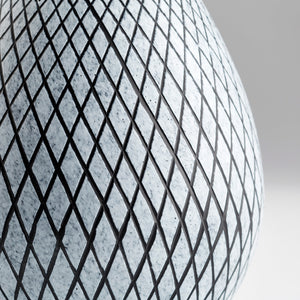 Medium Bozeman Vase in Frosted Grey