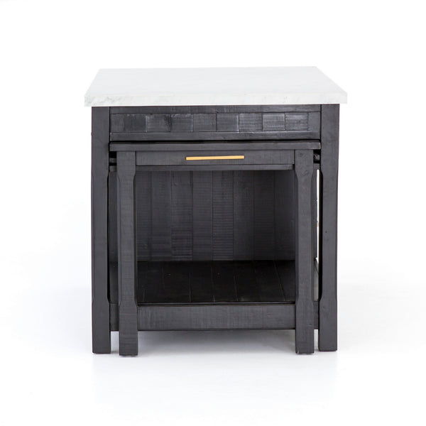 Ian Kitchen Island-Black Acacia