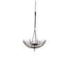 Rihanna I Small Black Metal Umbrella Candle Holder Lantern