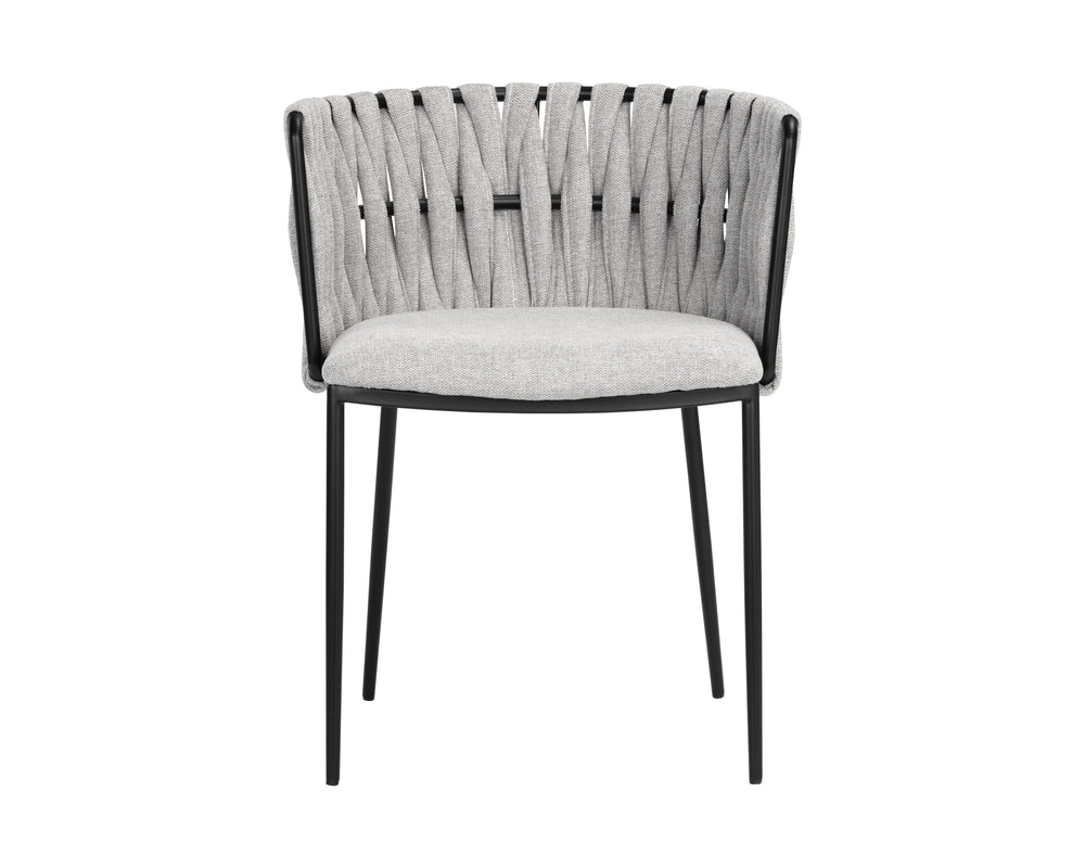 Sarai Dining Armchair - Belfast Heather Grey