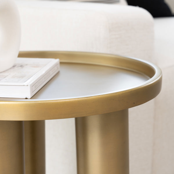 Sofia Brass End Table