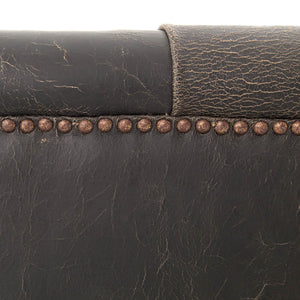 MAXX 95" SOFA IN DESTROYED BLACK