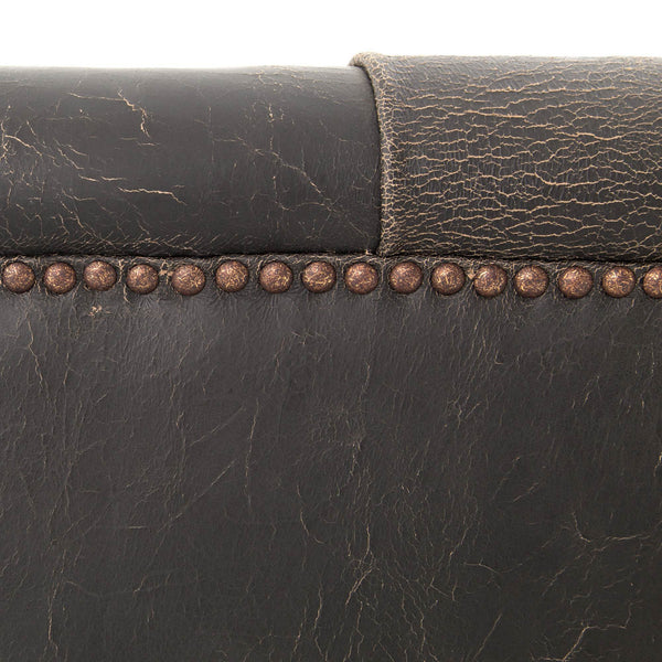 MAXX 95" SOFA IN DESTROYED BLACK