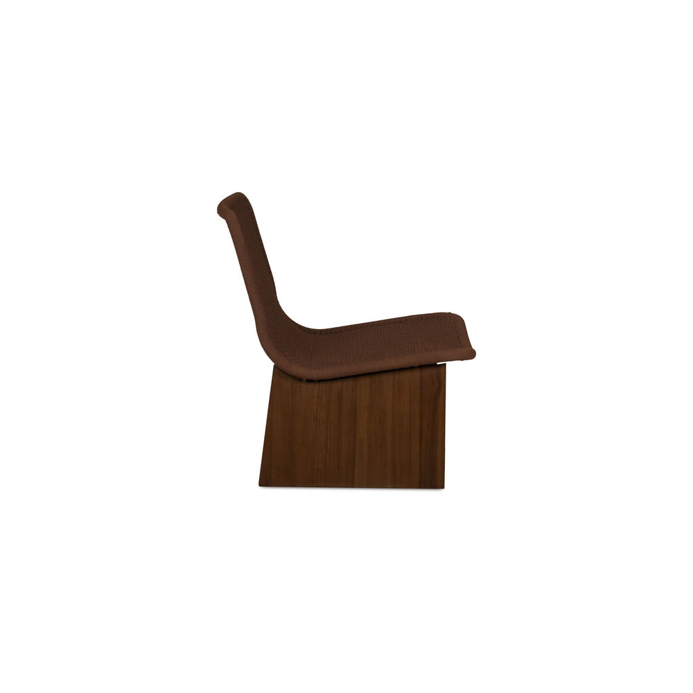 Moe's Savanna Outdoor Accent Chair in Brown