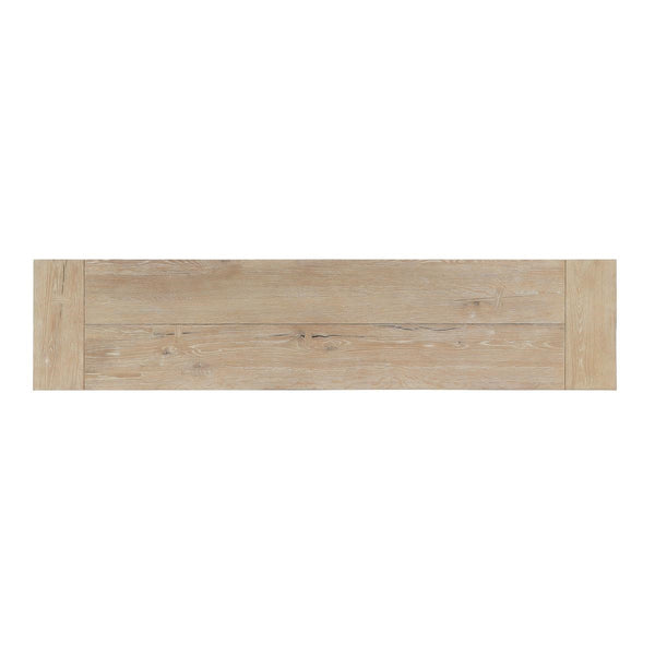 Troy Solid Wood Rectangle Console Table in Aged Cream