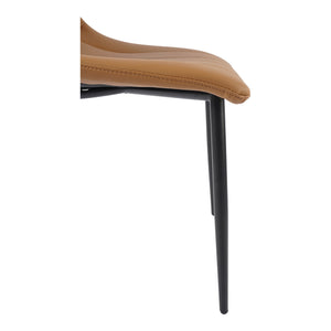 Moe's Alibi Dining Chair Set of 2 in Tan