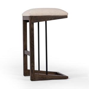 Finn Bar + Counter Stool In Sienna Brown Oak