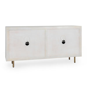 Norwood Solid Wood 4Dr Buffet - Coastal White
