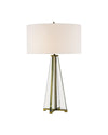 Lamont Table Lamp In Clear & Brass