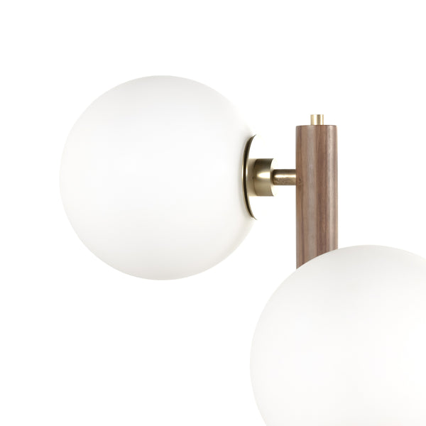 Colome Floor Lamp In Natural Walnut