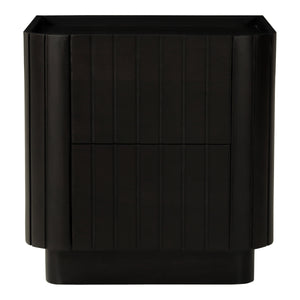Moe's Povera Nightstand in Black Acacia