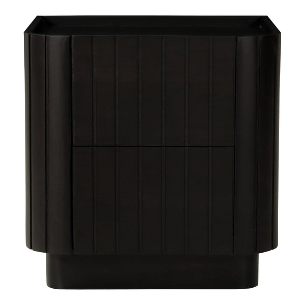 Moe's Povera Nightstand in Black Acacia