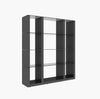 Reese Wall Unit in Grey High Gloss