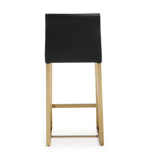 Denmark Black Gold Steel Counter Stool (Set of 2)