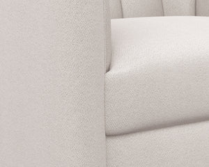 BIRRIT SWIVEL ARMCHAIR - ALASKA GREIGE