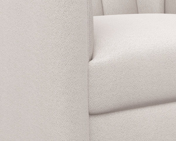 BIRRIT SWIVEL ARMCHAIR - ALASKA GREIGE
