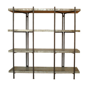 Wooden & Iron Shelf Unit Kd