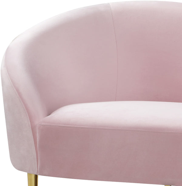 Bradford Sofa In Pink Velvet