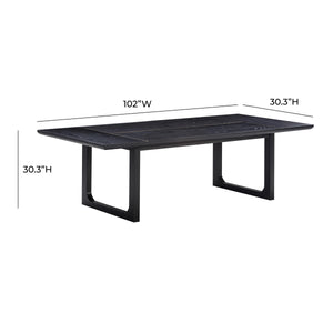 Shiloh Black Ash Rectangular Dining Table