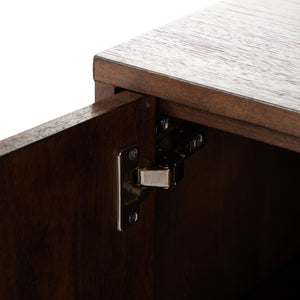 Castillo Media Console In Chestnut Parawood