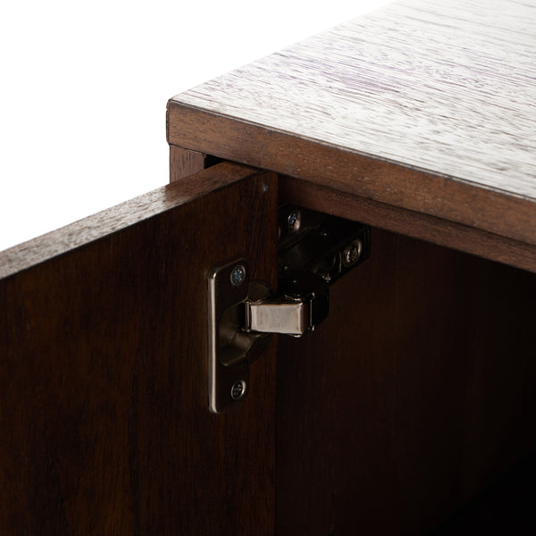 Castillo Media Console In Chestnut Parawood