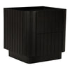 Moe's Povera Nightstand in Black Acacia