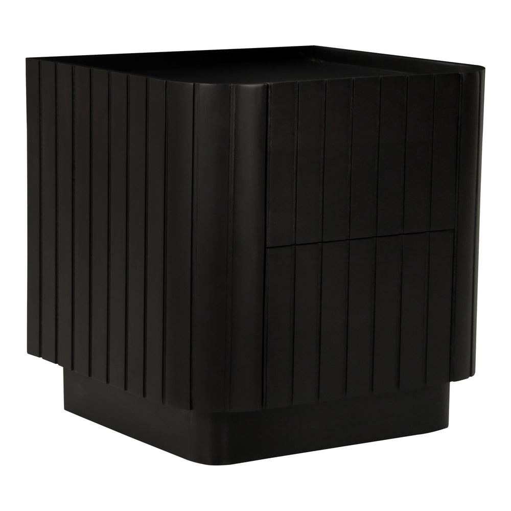 Moe's Povera Nightstand in Black Acacia