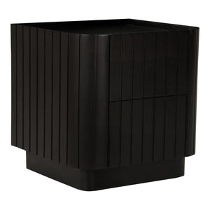 Moe's Povera Nightstand in Black Acacia
