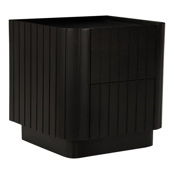 Moe's Povera Nightstand in Black Acacia
