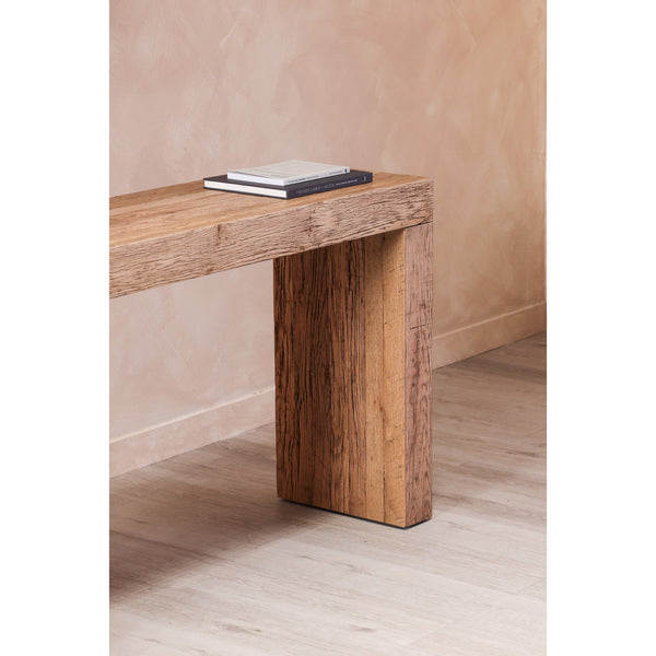 Evander Console Table in Natural Reclaimed Oak