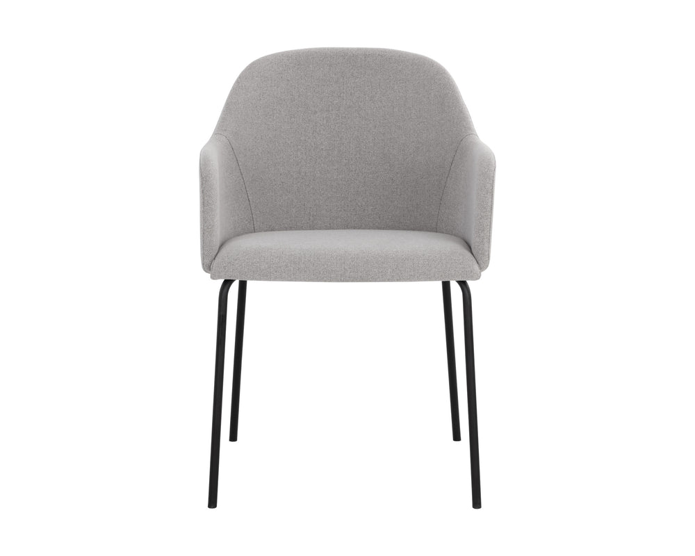 HENSLEY DINING ARMCHAIR - MINA WARM GREY