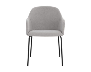 HENSLEY DINING ARMCHAIR - MINA WARM GREY