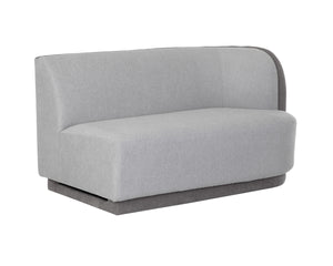 JACLYN MODULAR - RIGHT ARMCHAIR - EGYPT LIGHT GREY / DANNY MEDIUM GREY